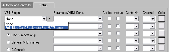 Step 03 - Select the Digital Peak Meter Pro plugin